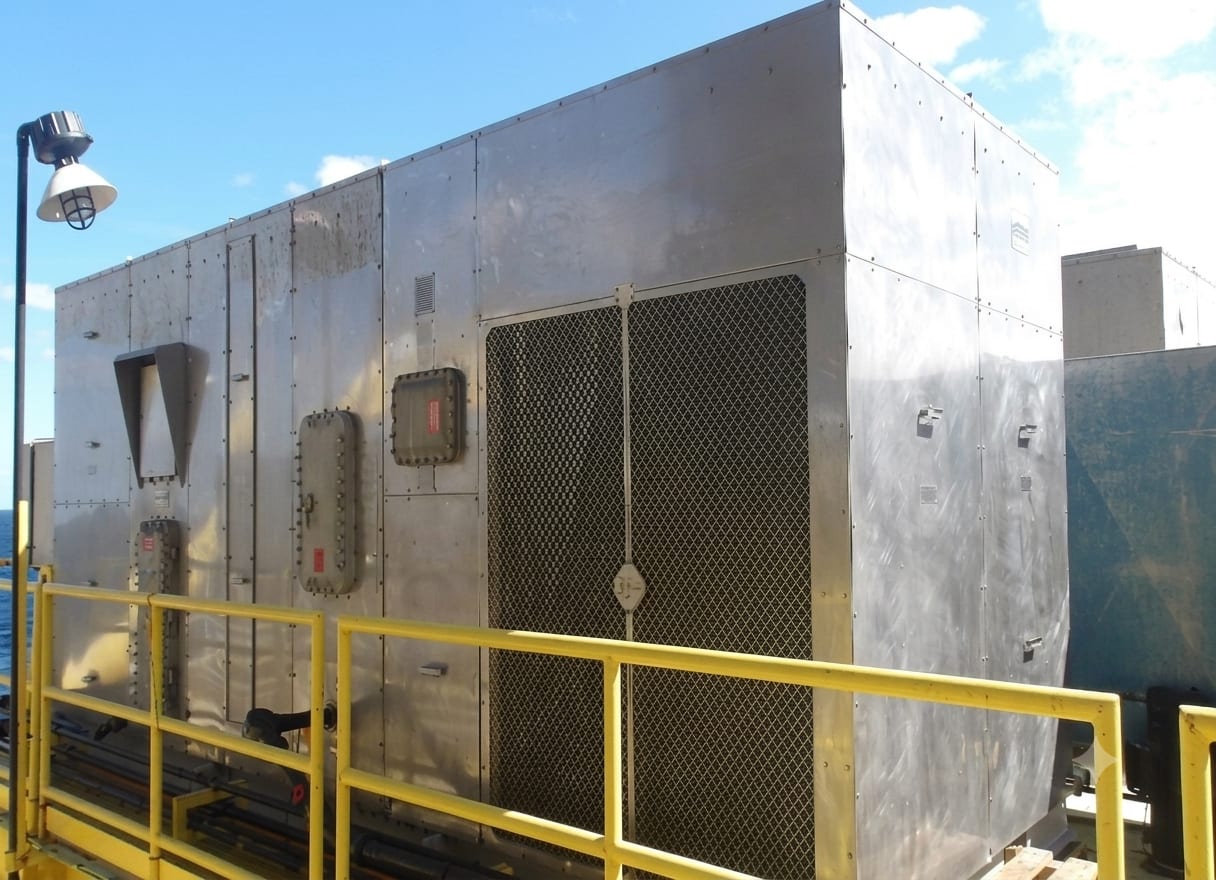 Mantenimiento HVAC NIZBA en plataforma Ayatsil-D - antes